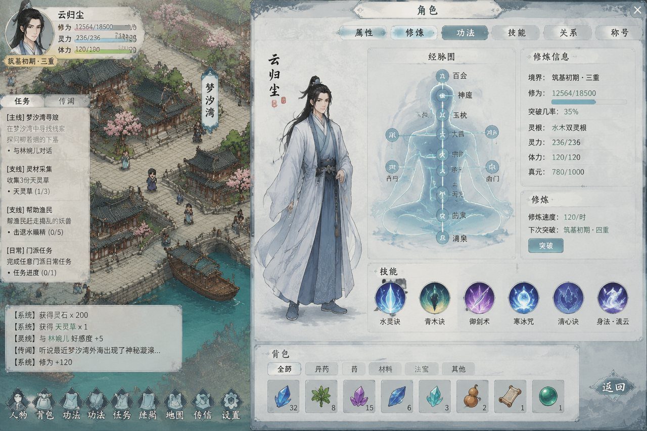 谪仙索欢录 主线事件 内容截图 1