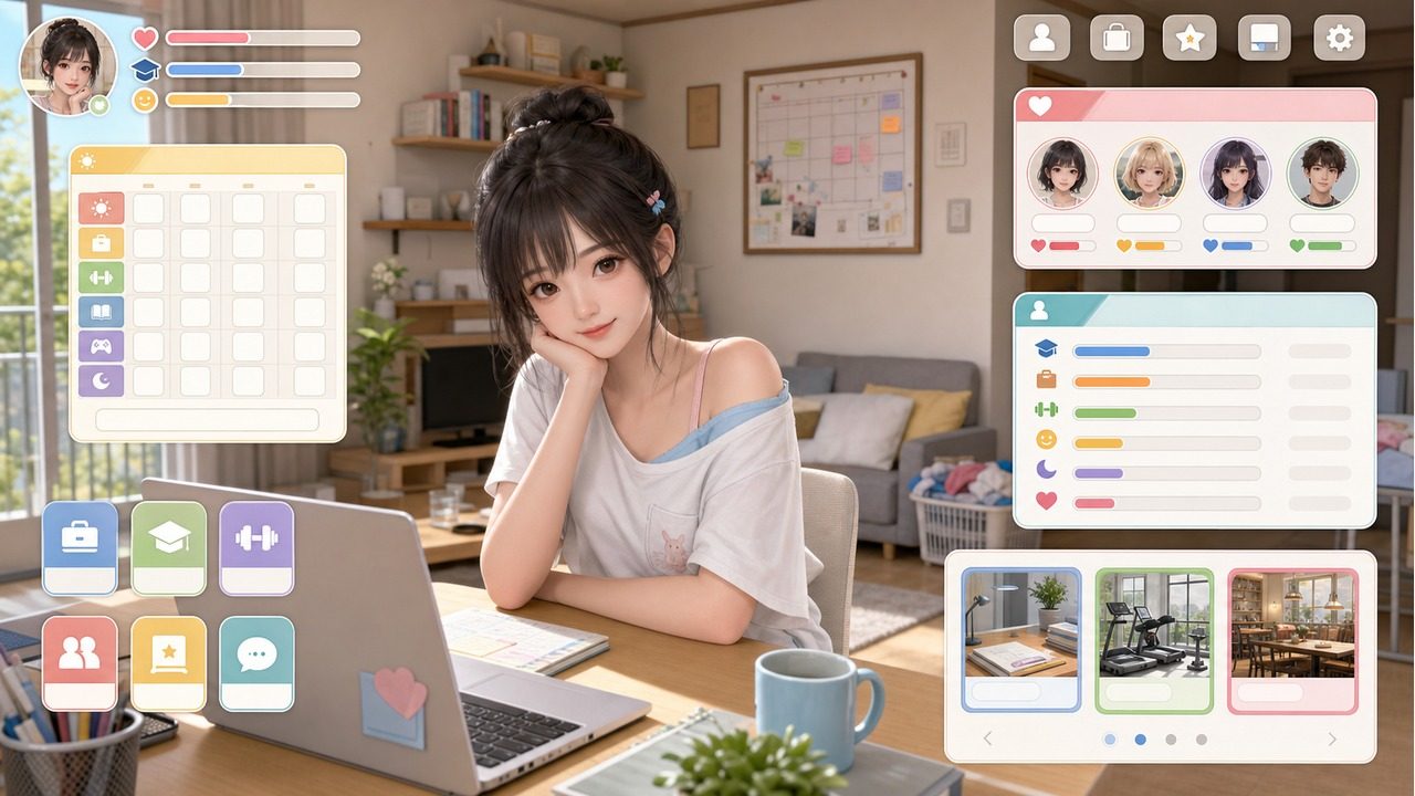 能干的后辈小葵酱 中文界面 实机截图 2